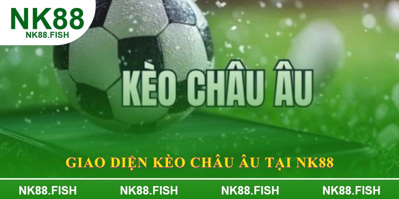 Giao diện kèo châu âu tại NK88