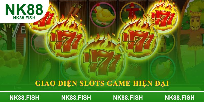 Giao diện slots game hiện đại